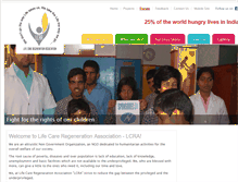 Tablet Screenshot of lcraindia.org